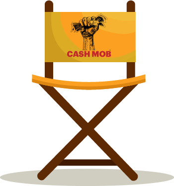 Cash Mob Documentary Directors Chair